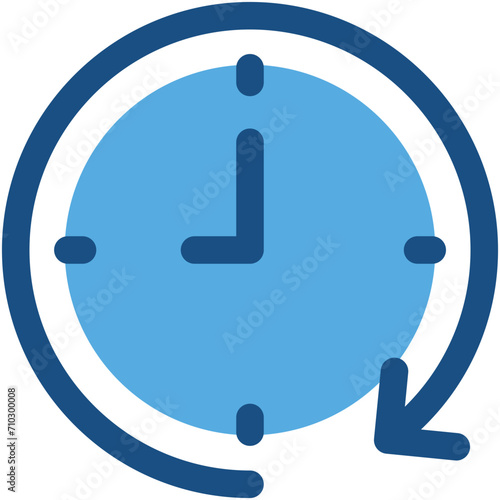Clockwise Vector Icon