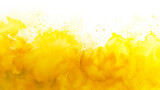 水彩画インクの背景画像_黄色
Abstract colorful yellow color painting illustration. Background of watercolor splashes [Generative AI]