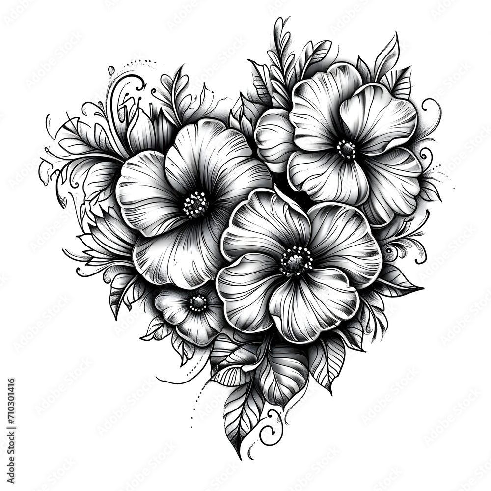 Black and White Heart, 4K, JPG Black and White Heart, 4K, JPG