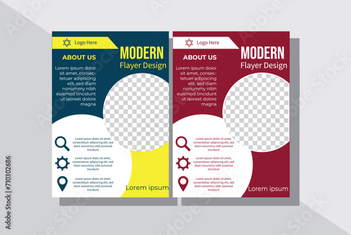 Flyer brochure cover template for any kind of business, education, admission ,layout design etc.