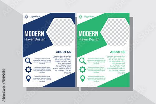 Flyer brochure cover template for any kind of business, education, admission ,layout design etc.