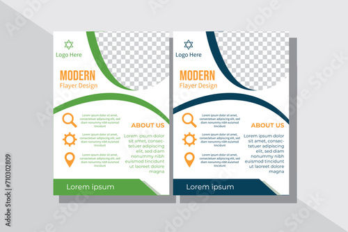 Flyer brochure cover template for any kind of business, education, admission ,layout design etc.