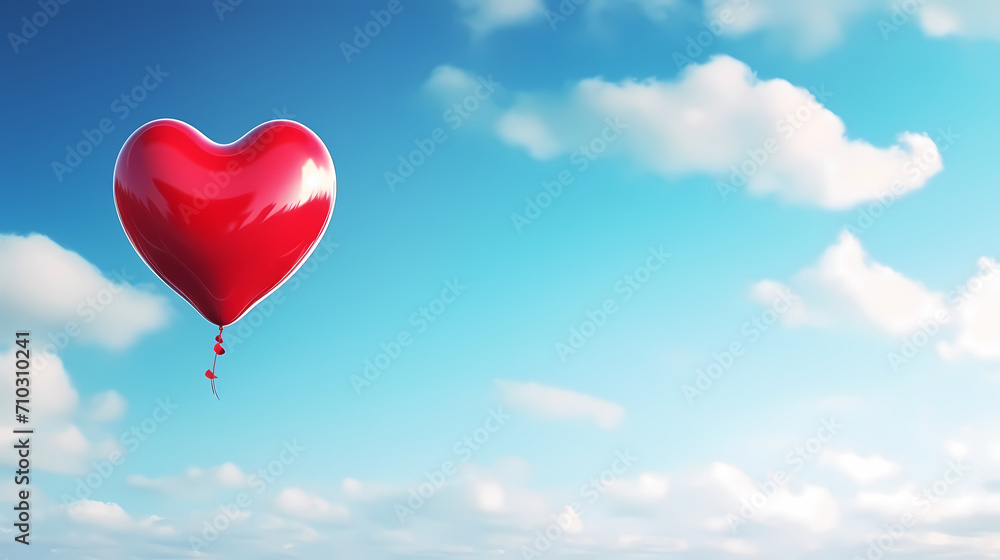 Fototapeta premium Vibrant Valentine's Day background, hearts background