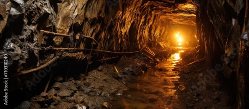 Inside a frightening abandoned gold mine tunnel in Southern California.