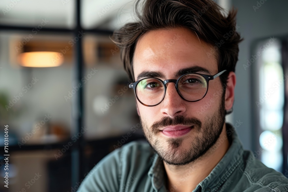 A male tech entrepreneur A male tech entrepreneur