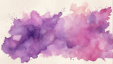 Abstract watercolor background design that beautifully combines purple and pink.