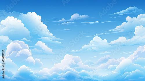 clouds with blue sky background © Aura