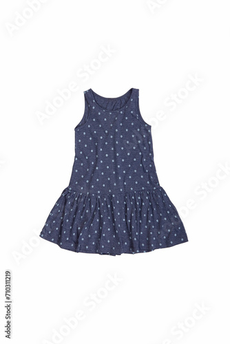 Children's dress isolated on a white background.
