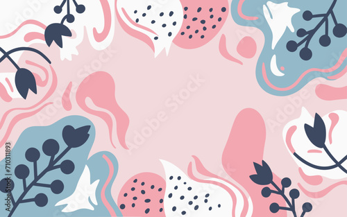 Abstract background poster. Good for fashion fabrics, postcards, email header, wallpaper, banner, events, covers, advertising, and more. Valentine's day, women's day, mother's day background.