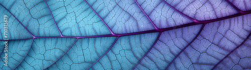 Some leaves are shown in two colors, in the style of light cyan and purple, intricate textures, grid formations, undefined anatomy, neo-mosaic, 3840x2160