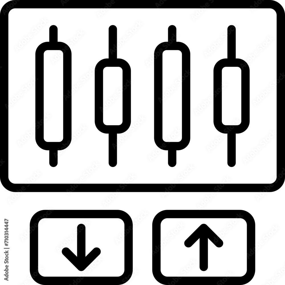 market trading icon. vector line icon for your website, mobile, presentation, and logo design. market trading icon. vector line icon for your website, mobile, presentation, and logo design.