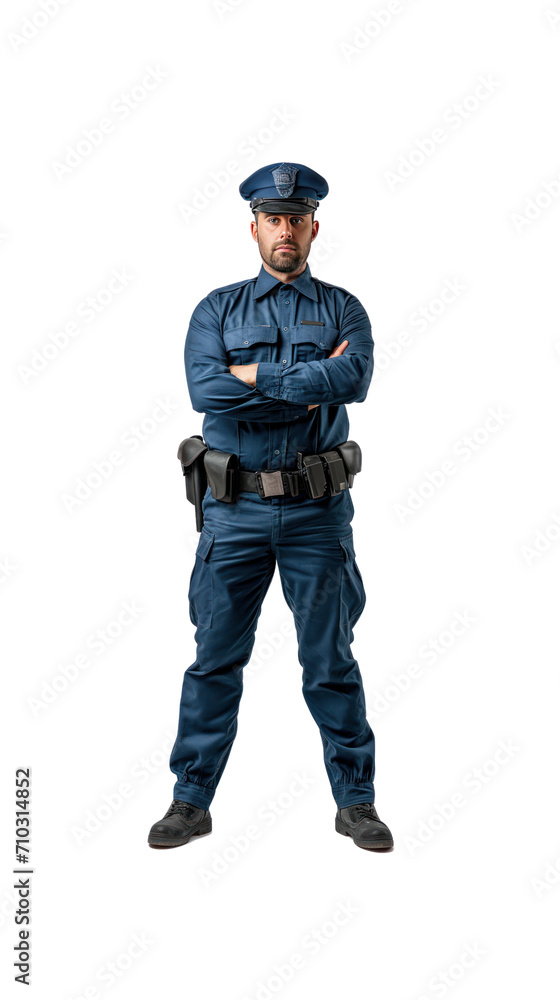 Policeman standing full length, isolated on a transparent background.PNG Policeman standing full length, isolated on a transparent background.PNG
