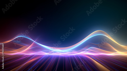 Future technology lines background, abstract future technology background © ma