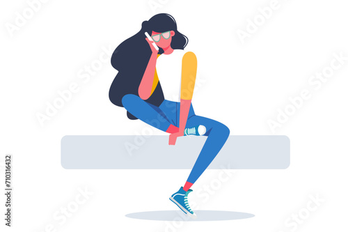 Phone Call on High Place
