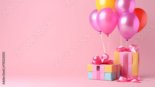 Gift background for birthdays, holiday anniversaries, Valentine's Day and weddings © ma