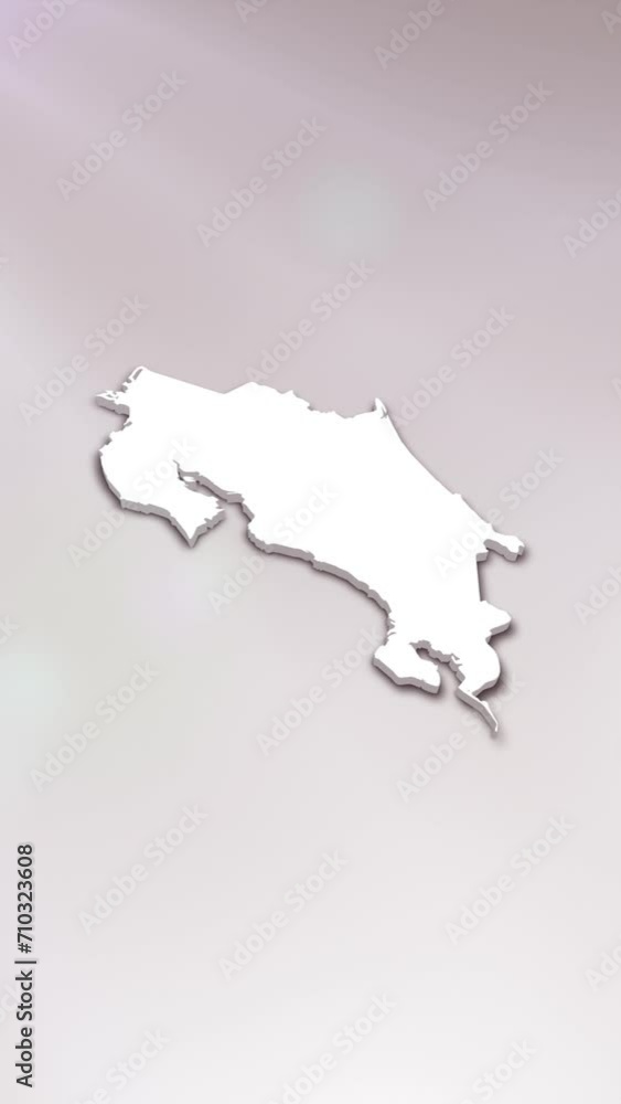 Mobile Vertical Resolution 1080x1920 Pixels, Costa Rica 3D Map Intro on White Background, Multi Purpose Background Useful for Politics, Elections, Travel, News and Sports Events Mobile Vertical Resolution 1080x1920 Pixels, Costa Rica 3D Map Intro on White Background, Multi Purpose Background Useful for Politics, Elections, Travel, News and Sports Events