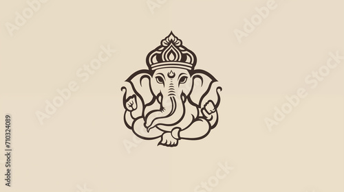 Elegance in Simplicity: Drawing Lord Ganesha in a Minimalist Style