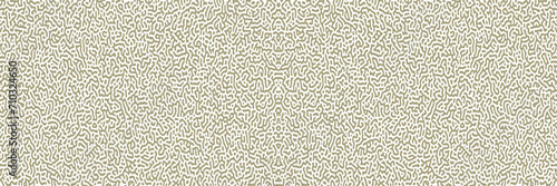 Vector seamless trendy pattern. Monochrome organic shapes texture. Abstract rounded messy lines stylish background.