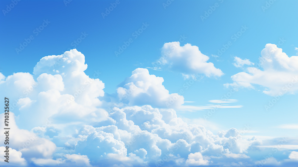 blue sky with bright sunlight and white clouds background blue sky with bright sunlight and white clouds background