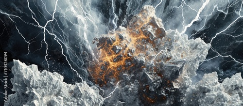Lightning-fused minerals create fulgurite.