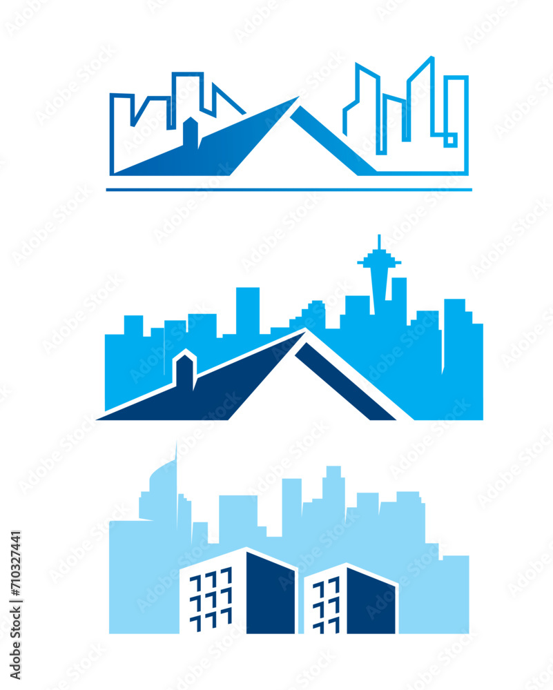building logo , architecture logo vector