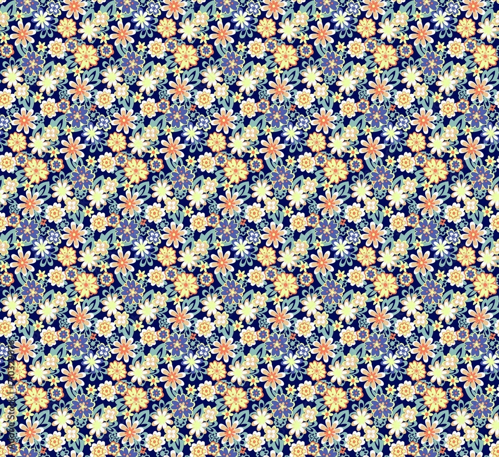 small flowers repetition