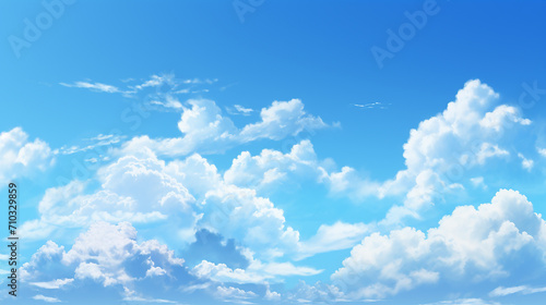 blue sky background with clouds