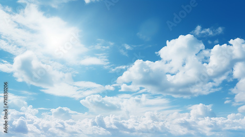 beautiful background with blue sky. panorama sky