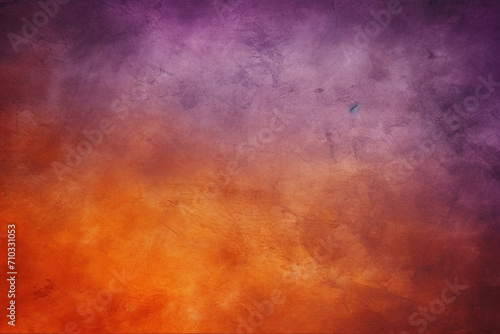A purple and orange grunge background with texture, Generative AI