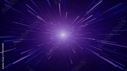Beautiful purple abstract background with glowing lines, Generative AI