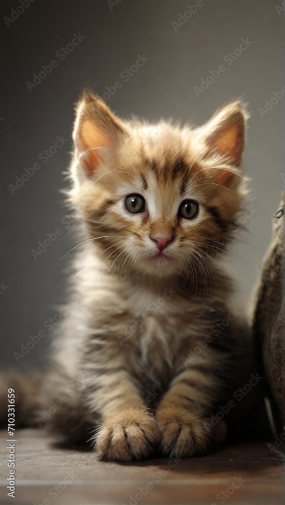 kitten on white background kitten on white background