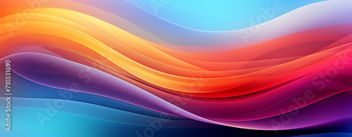 Big Neon Wave Background