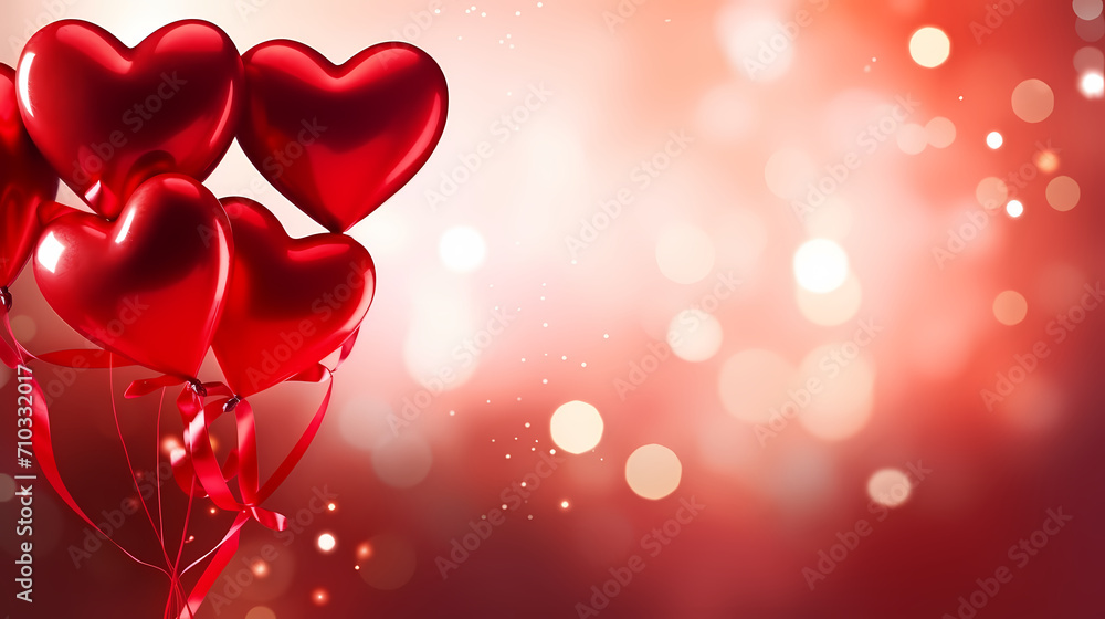 Valentine's Day, love and romance background, background with heart shapes Valentine's Day, love and romance background, background with heart shapes