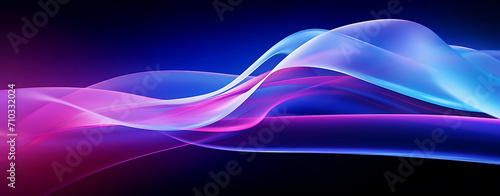 Big Neon Wave Background