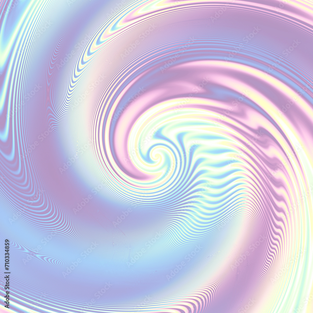 Obraz premium Groovy abstract rainbow swirl background.