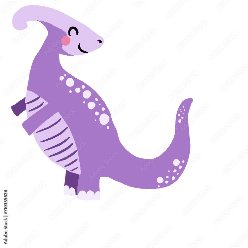 Cute design graphic dinosaurs isolated png for kids