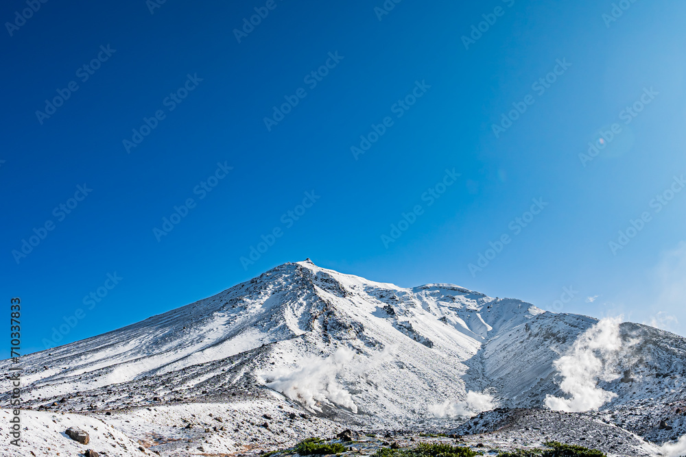 秋と冬の間の大雪山