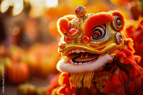 Energetic Lion Dance Performance Lights Up the Streets