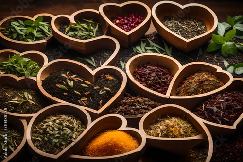 set of kinds of spices