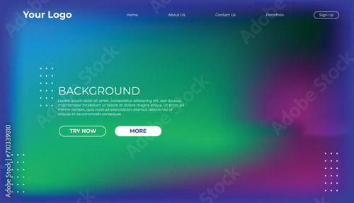 Holographic liquid texture abstract background design, colorful gradient fluid wallpaper, futuristic design backdrop can be user for website,poster and more