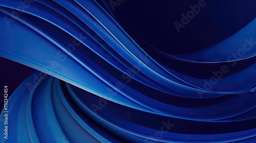 A close up of a blue background with a curved design. Suitable for abstract backgrounds, website headers, social media posts, and graphic design projects requiring a modern and dynamic touch.