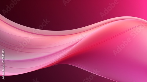 Vibrant pink abstract lines: contemporary minimalist background