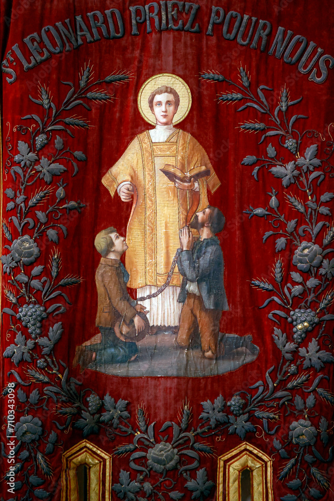 Obraz premium Saint Leonard church. Saint Leonard of Noblac. Honfleur. France.