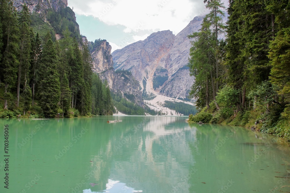 The  lake of Braies in Trentino Alto Adige