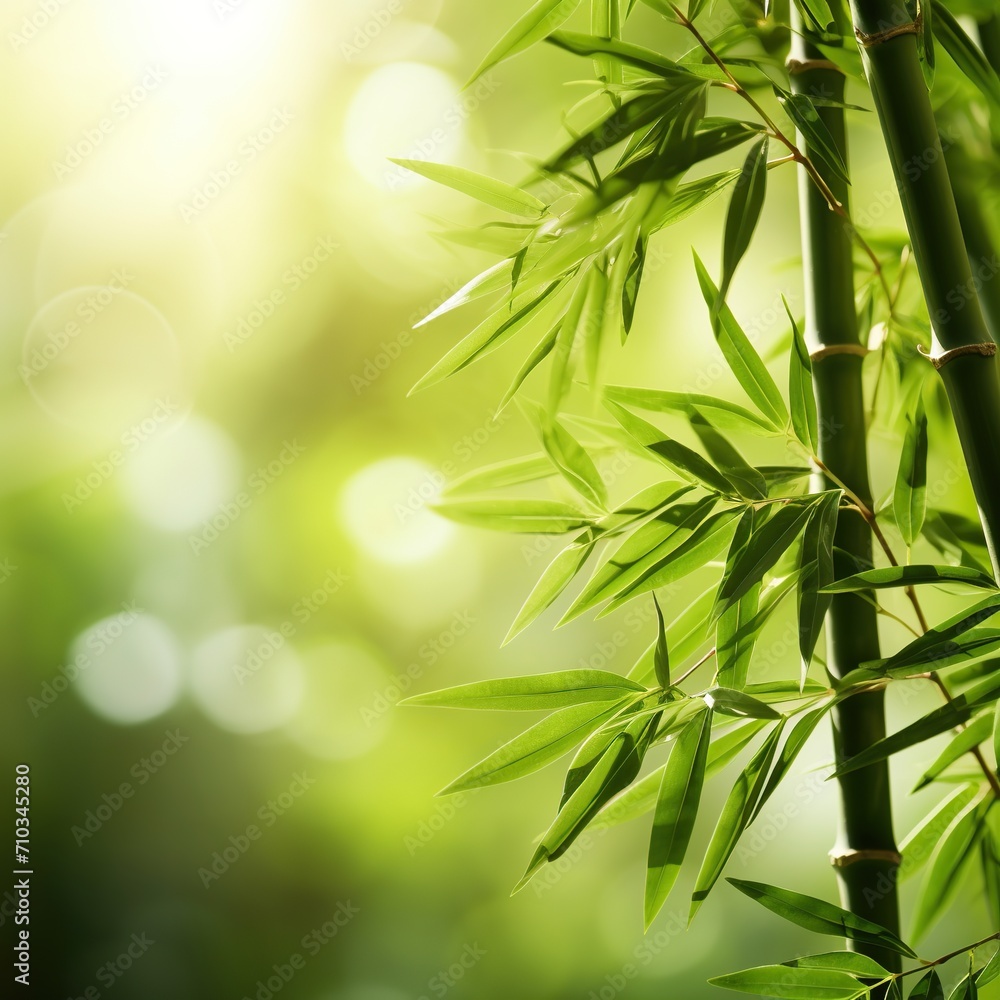 Fototapeta premium bamboo bright