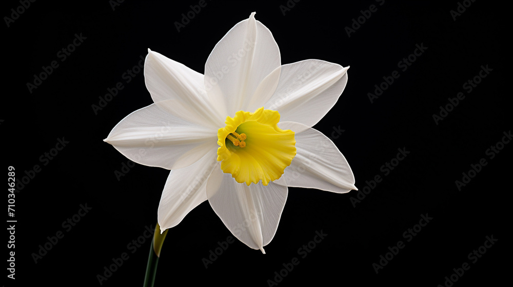 A lovely white daffodil flower A lovely white daffodil flower