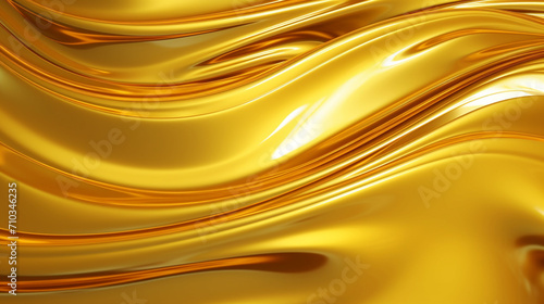 An abstract texture of a yellow liquid