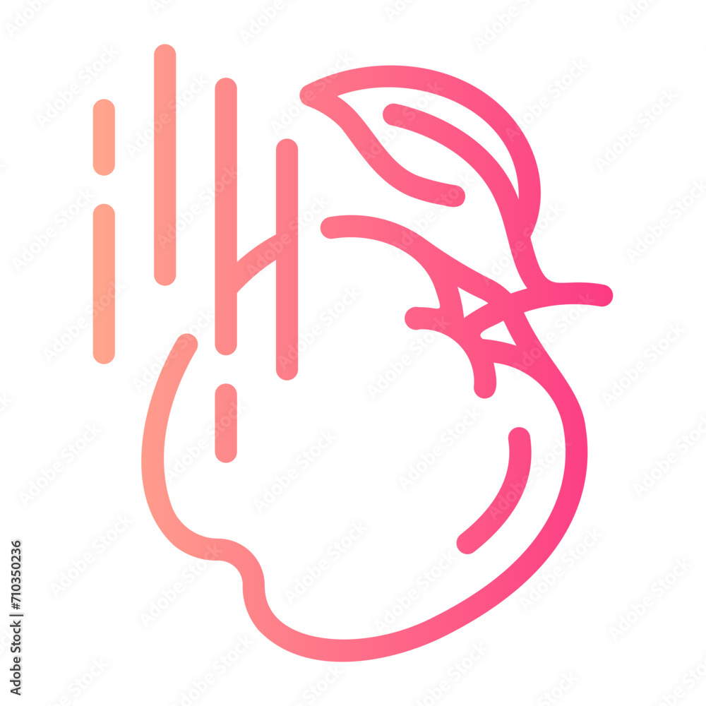 Obraz premium gravity Line Gradient Icon