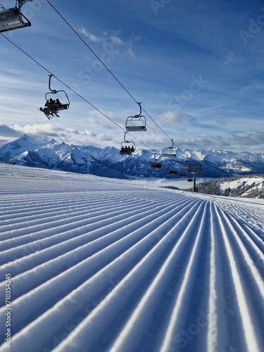 Skifahren auf der Schmittenhöhe photo