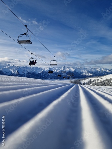 Skifahren auf der Schmittenhöhe